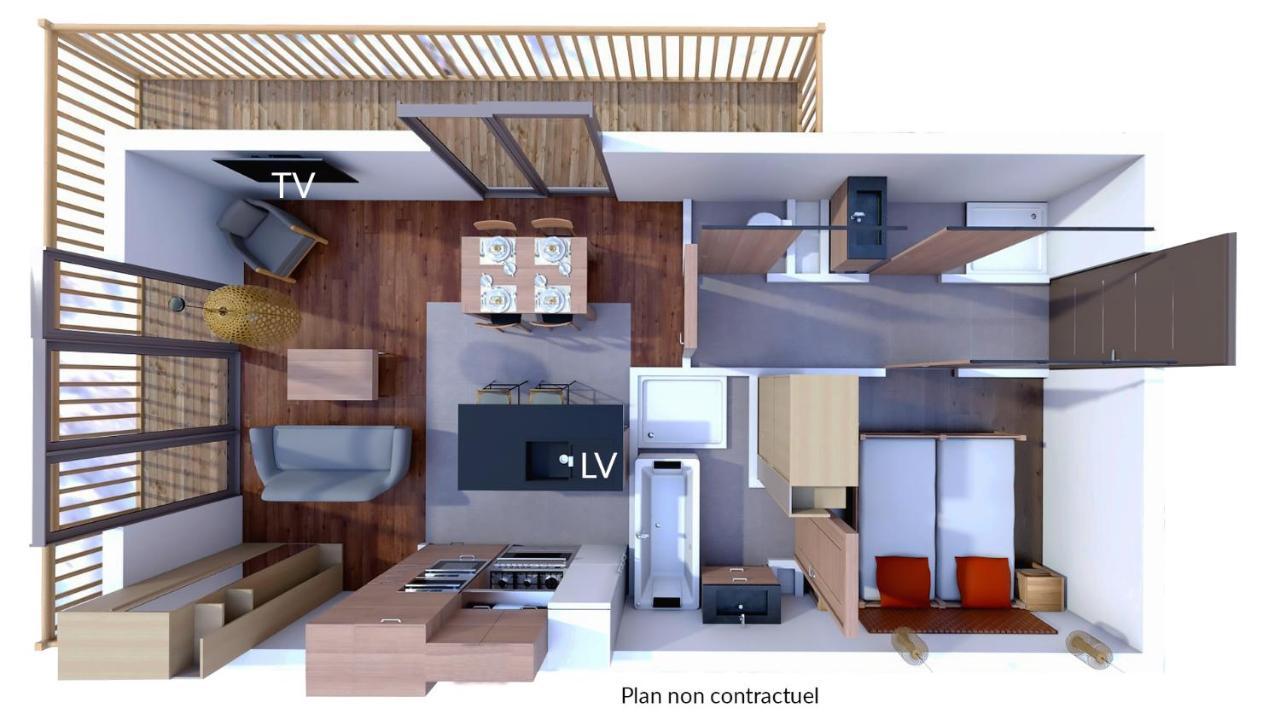 Ferienwohnung Les Balcons Platinium Val Cenis Lanslevillard Exterior foto